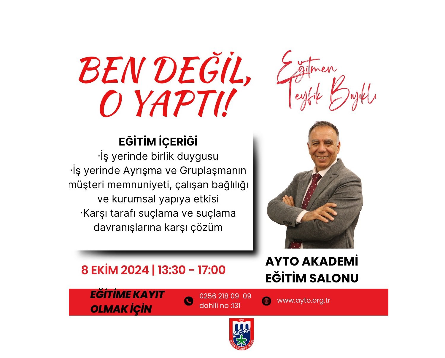 AYTO AKADEMİ: BEN DEĞİL O YAPTI EĞİTİMİ