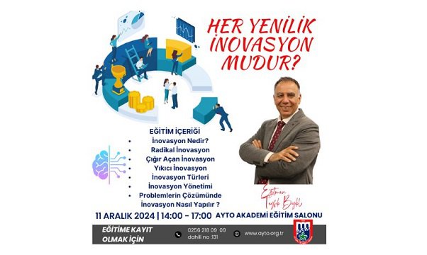 HER YENİLİK İNOVASYON MUDUR? EĞİTİMİ