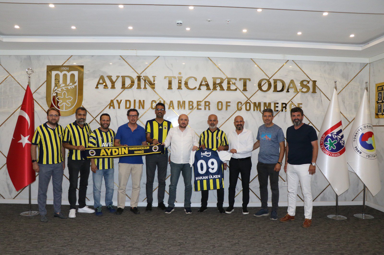 Aydın Fenerbahçeliler Derneği'nden AYTO'ya ziyaret
